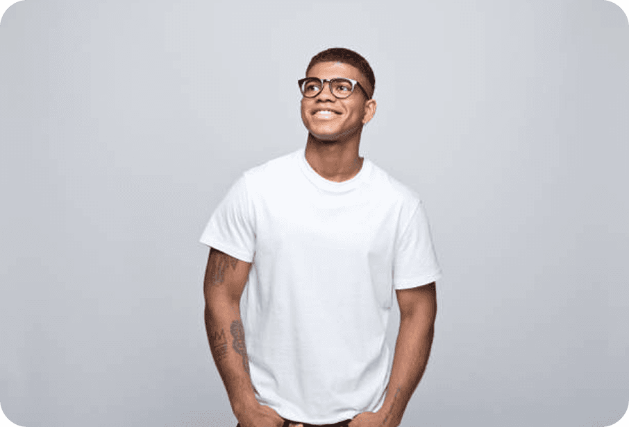 Person wearing a campaign t-shirt on a normal day